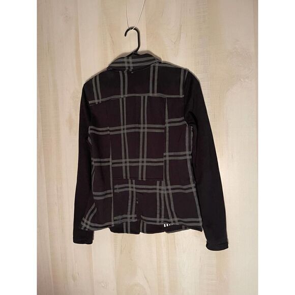 Hurley women's‎ black and white patterned blazer jacket, size medium - Picture 13 of 16